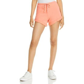 エルエヌエー LNA Clothing Womens Livi Orange Rolled Terry Casual Shorts S レディース