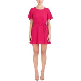 ランドリーバイシェルシーガル Laundry by Shelli Segal Womens Pink A-Line Short Mini Dress Petites 4P レディース