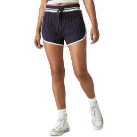 ラッキー Lucky Brand Womens Navy Sweater Shorts Contrast Trim Casual Shorts L レディース