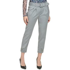 ディーケーエヌワイ DKNY Womens Heathered Pleated Work Dress Pants Trousers Petites レディース