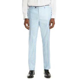 Paisley & Gray Mens Blue Slim Fit Flat Front Tuxedo Suit Pants 40/32 メンズ