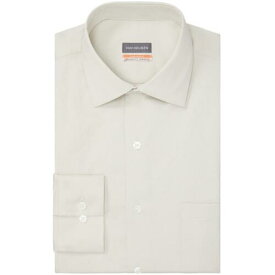 Van Heusen Mens Button-Down Regular Fit Stain Shield Dress Shirt メンズ
