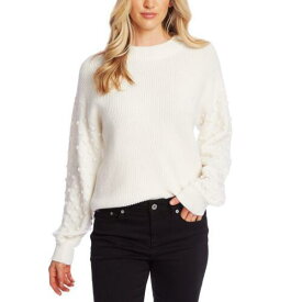 CeCe Womens Ribbed Polka Dot Shirt Pullover Sweater Top レディース