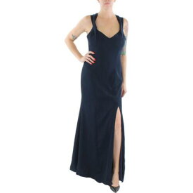 ドレッシーコレクション Dessy Collection by Vivian Diamond Womens Navy Evening Dress Gown 10 レディース