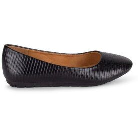 ウォンテッド Wanted Womens Margo Black Leather Ballet Flats Shoes 8 Medium (B M) レディース