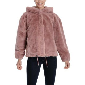 ラッキー Lucky Brand Womens Pink Lightweight Short Faux Fur Coat Outerwear XL レディース