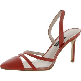 ナインウエスト Nine West Womens Exemplify Red Faux Leather Pumps Shoes 8 Medium (B M) レディース