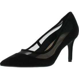 Alfani Womens Jeules Black Suede Slip On Pumps Shoes 10 Medium (B M) レディース