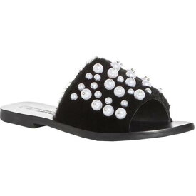 Sol Sana Womens Teresa Black Slide Sandals Shoes 36 Medium (B M) レディース