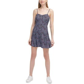 カルバンクライン Calvin Klein Jeans Womens Navy Summer Short Mini Dress XL レディース