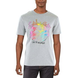 スコッチ＆ソーダ Scotch & Soda Mens Gray Cotton Logo Tee Graphic T-Shirt Shirt L メンズ
