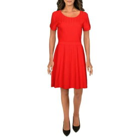 Parker Womens Hamilton Red Open Back Knit Party Cocktail Dress S レディース