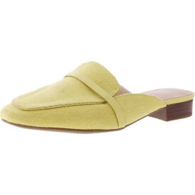 Marc Fisher Womens Yellow Slip On Flats Mules Shoes 8 Medium (B M) レディース