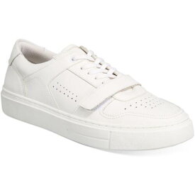 INC Mens Franco White Casual And Fashion Sneakers Shoes 11 Medium (D) メンズ