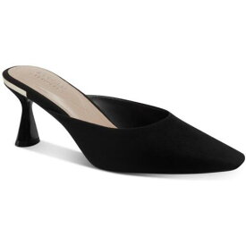 Alfani Womens Cecilia Black Suede Sandals Pumps Shoes 8 Medium (B M) レディース
