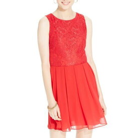 B. Darlin Womens Red Knit Cocktail And Party Dress Juniors 13/14 レディース
