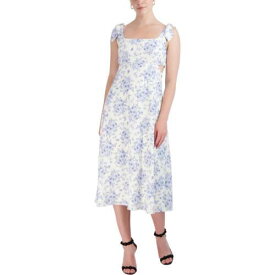 ランドリーバイシェルシーガル Laundry by Shelli Segal Womens Chiffon Cut-Out Midi Dress レディース