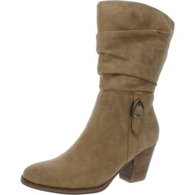 Baretraps Womens Cheyenne Faux Suede Slouchy Mid-Calf Boots Shoes レディース