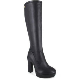 Bebe Womens AMABELLA Black Knee-High Boots Shoes 8 Medium (B M) レディース