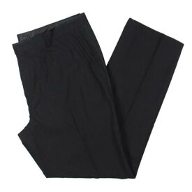 Paisley & Gray Mens Black Satin Trim Suit Separate Suit Pants 38/32 メンズ