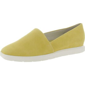 フランコサルト Franco Sarto Womens Bonza Yellow Suede Loafers Shoes 7 Medium (B M) レディース