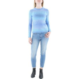 ヴィンス Vince Womens Blue Alpaca Space Dye Comfy Crewneck Sweater XXS レディース
