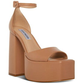メデン Steve Madden Womens KASSIANI Tan Platform Heels Shoes 8.5 Medium (B M) レディース