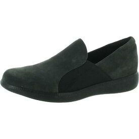 マンロー Munro Womens Clay Suede Slip On Casual Loafers Shoes レディース