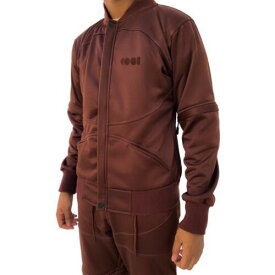 Cool Creative Mens Brown Logo Full Zip Track Jacket Athletic XL メンズ