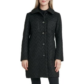 ランドリーバイシェルシーガル Laundry by Shelli Segal Women's Textured Knit Mid-Length Walker Coat レディース