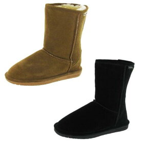 ベアパウ Bearpaw Emma 10 Women's Suede Sheepskin Wool Winter Boots レディース