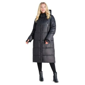 メデン Steve Madden Women's Long Quilted Winter Maxi Puffer Coat レディース