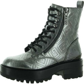 ゲス Guess Womens Fearne Platform Ankle Combat & Lace-up Boots Shoes レディース