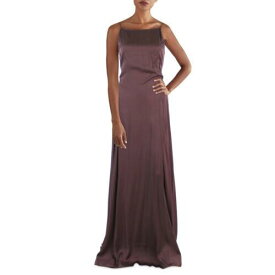 ダナ キャラン Donna Karan Womens Audrey Purple Satin Long Slip Dress Gown 10 レディース