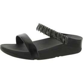 フィットフロップ Fitflop Womens Fino Chandelier Black Wedge Sandals 10 Medium (B M) レディース