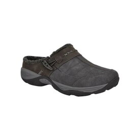 イージー ピリット Easy Spirit Womens Efrost Gray Suede Mules Shoes 6 Extra Wide (E+ WW) レディース