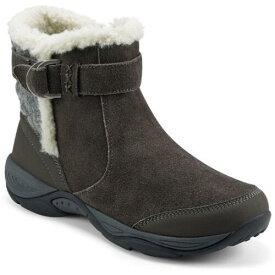 イージー ピリット Easy Spirit Womens Elk Suede Cold Weather Zipper Shearling Boots Shoes レディース