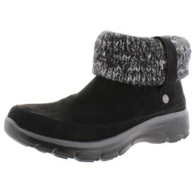 スケッチャーズ Skechers Womens Easy Going Memory Foam Knit Collar Ankle Boots Shoes レディース