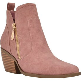 GBG Los Angeles Womens Vissa Zipper Ankle Cut-Out Booties Shoes レディース