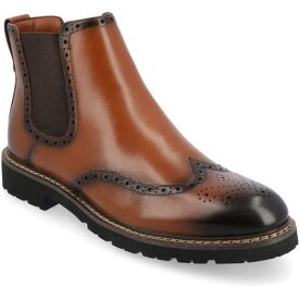 Vance Co. Mens HOGAN Brown Round toe Chelsea Boots Boots 10 Medium (D) メンズ