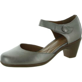 イージー ピリット Easy Spirit Womens Clarice Gray Mary Jane Heels Shoes 9 Medium (B M) レディース