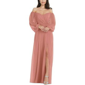 ドレッシーコレクション Dessy Collection by Vivian Diamond Womens Chiffon Evening Dress Gown レディース