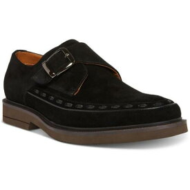 メデン Steve Madden Mens Stryker Black Suede Loafers Shoes 11.5 Medium (D) メンズ