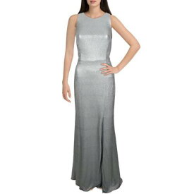 ドレッシーコレクション Dessy Collection by Vivian Diamond Womens Metallic Evening Dress Gown レディース