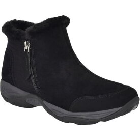 イージー ピリット Easy Spirit Womens Elinot Black Suede Ankle Boots Shoes 5 Medium (B M) レディース