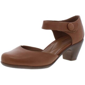 イージー ピリット Easy Spirit Womens Clarice Tan Mary Jane Heels Shoes 12 Wide (C D W) レディース