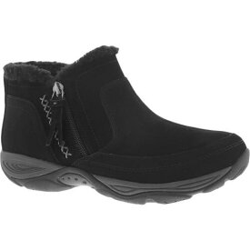 イージー ピリット Easy Spirit Womens Epic Black Suede Ankle Boots Shoes 8 Medium (B M) レディース