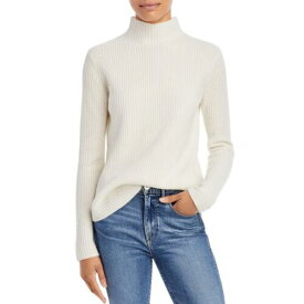 セオリー Theory Womens Ivory Cashmere Pullover Knit Turtleneck Sweater XL レディース