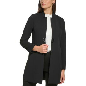 ディーケーエヌワイ DKNY Womens Polyester One-Button Blazer Petites レディース