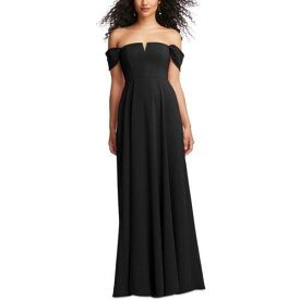 ドレッシーコレクション Dessy Collection by Vivian Diamond Womens Black Evening Dress Gown 16 レディース